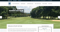 Desktop Screenshot of penrithgolfclub.com.au
